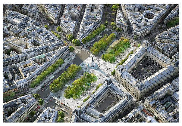 巴黎共和广场 · 开放空间与多功能城市设计-4