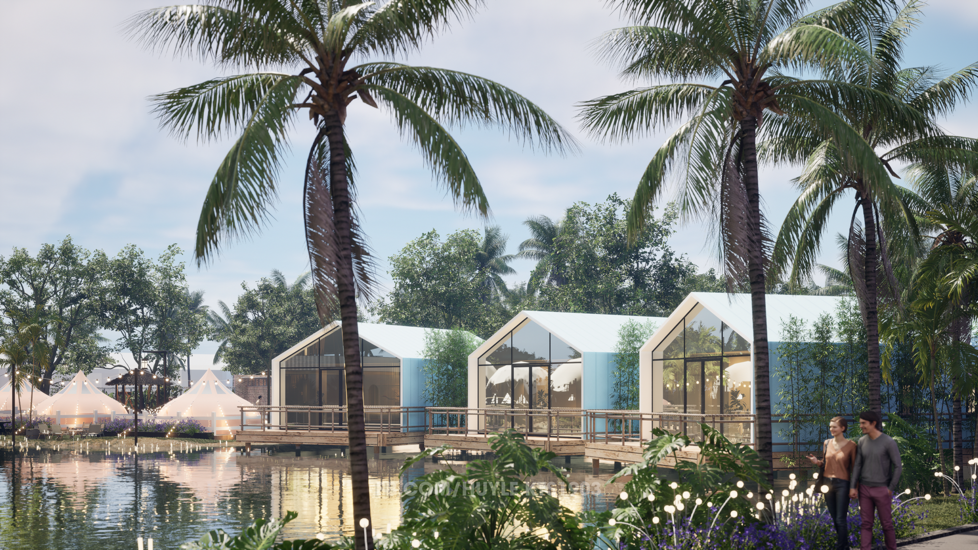 HT 度假村与露营地景观建筑设计丨越南-24