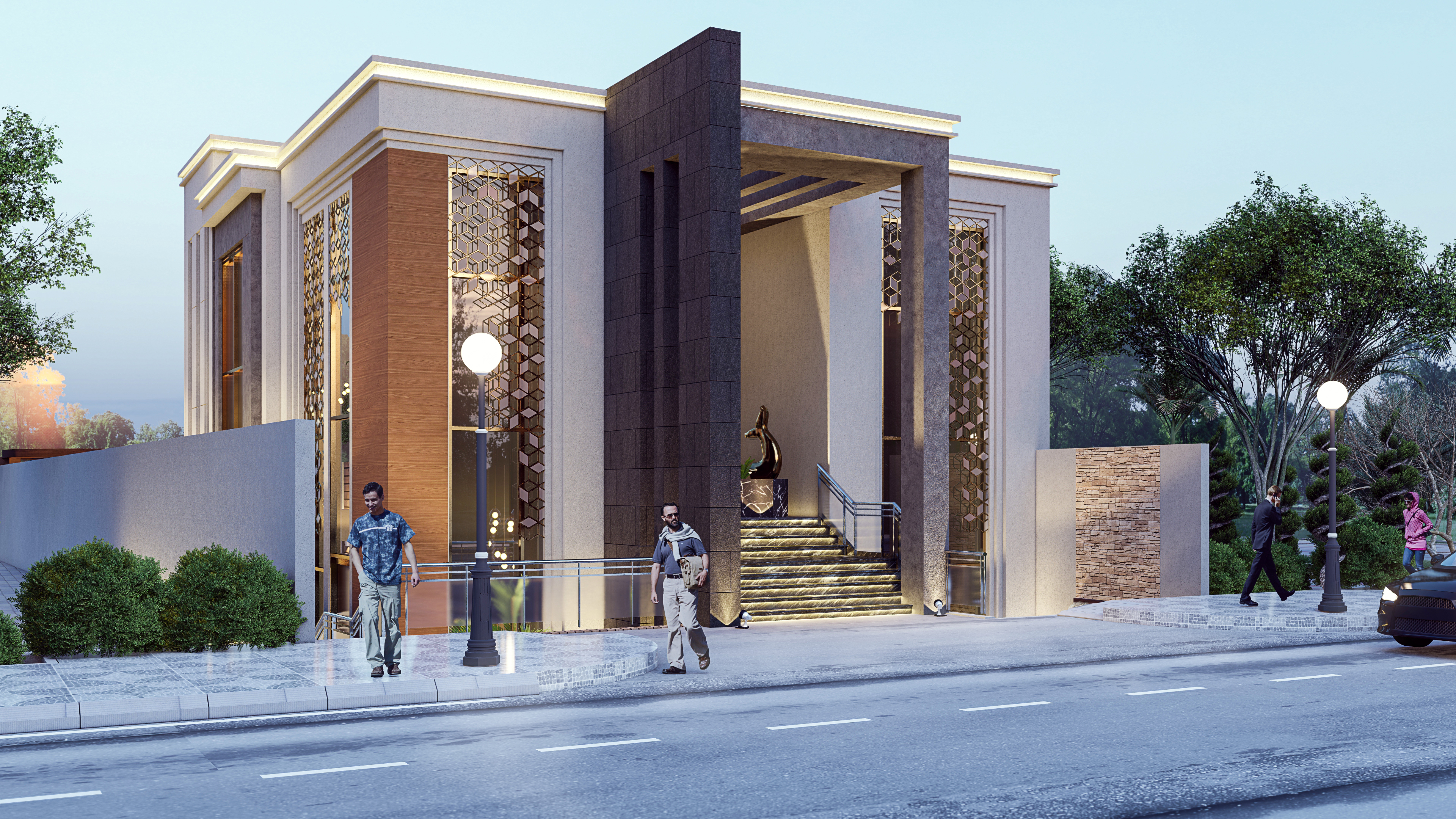 Contemporary villa design New cairo,Egpyt-2