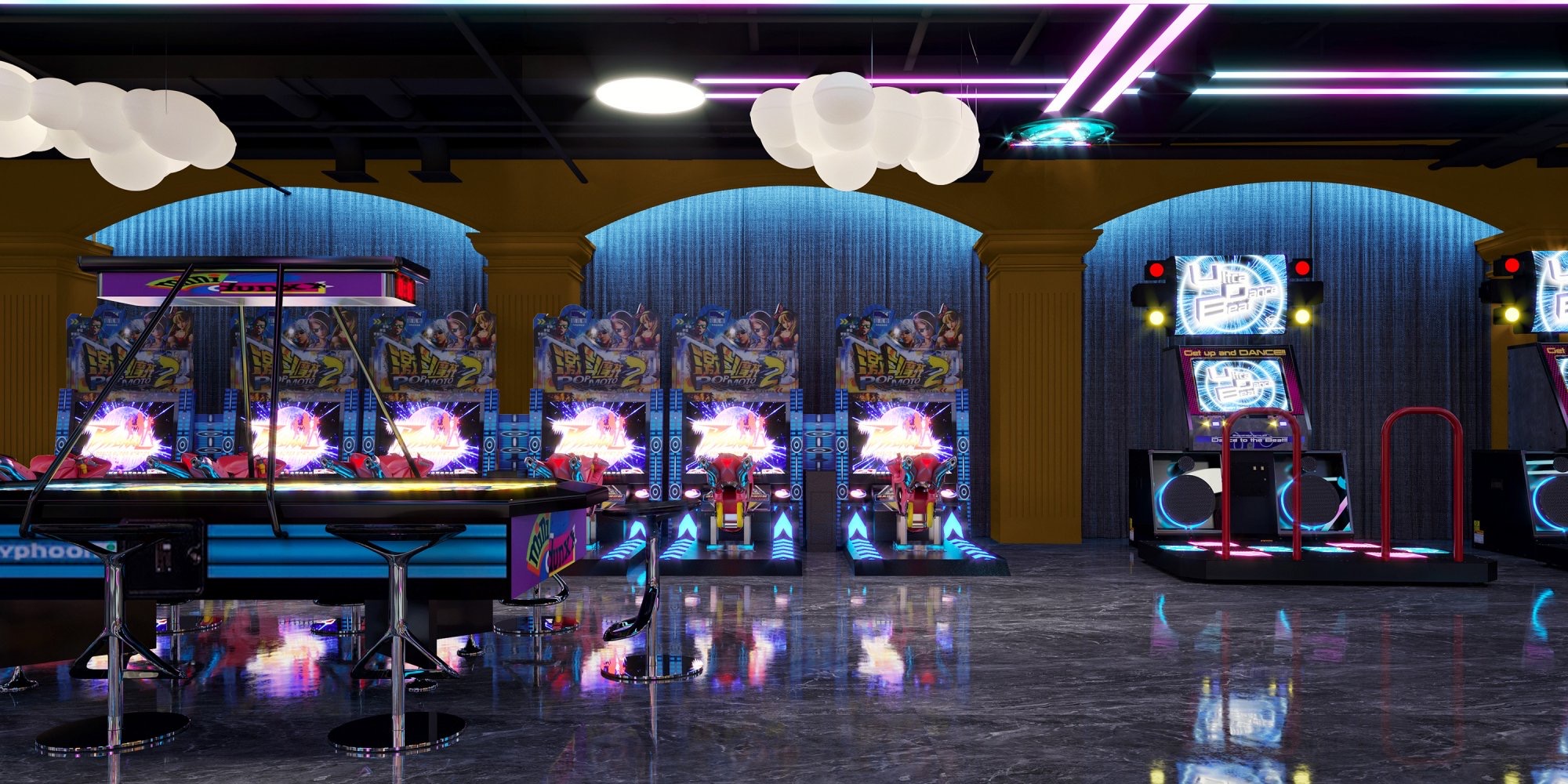 电玩城                     -3