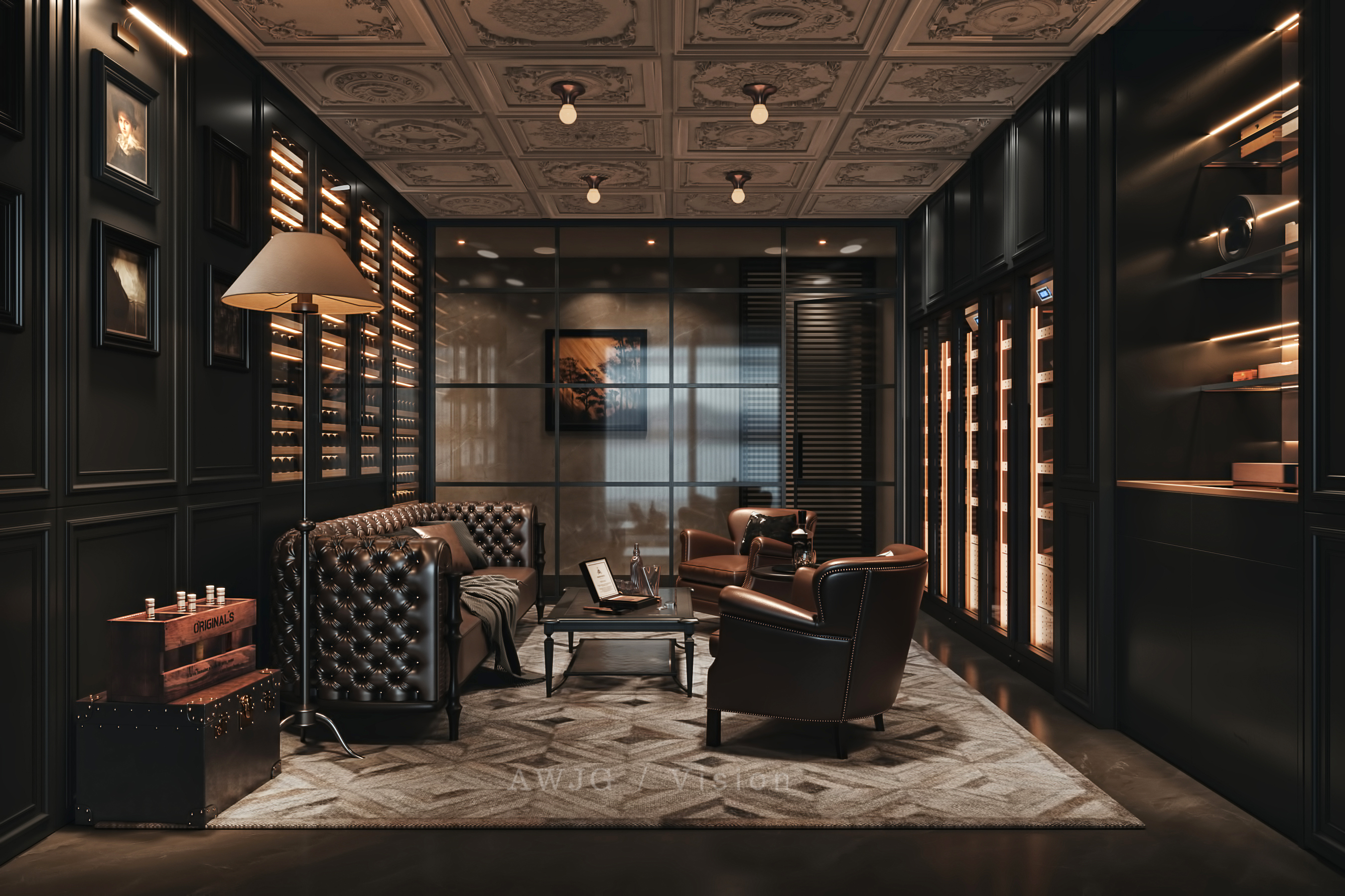 暗黑风雪茄吧酒吧-20