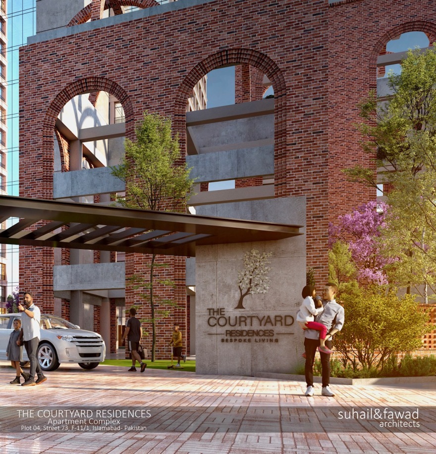 多层住宅建筑丨巴基斯坦伊斯兰堡丨Suhail & Fawad Architects-1