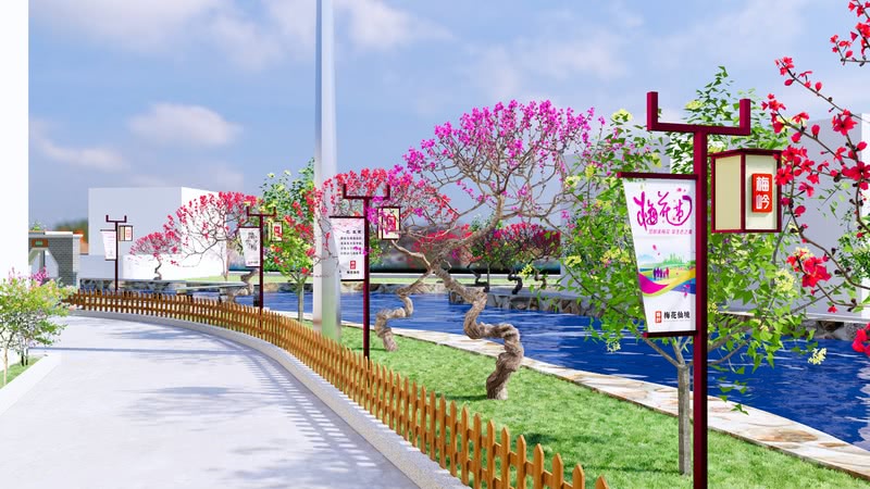 干江梅花仙境 · 打造梅岭特色梅花村-12