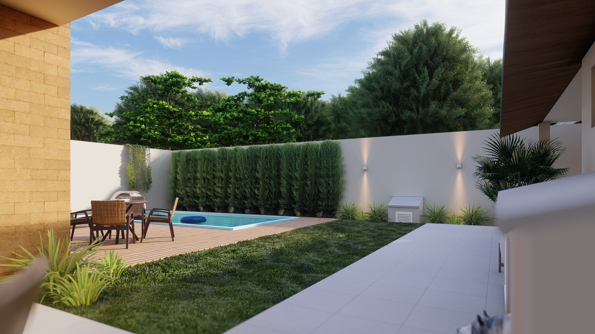 QUIOSQUE E PISCINA TC-8