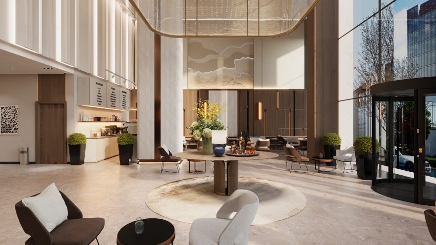 酒店大堂内部丨沙特阿拉伯利雅得-6