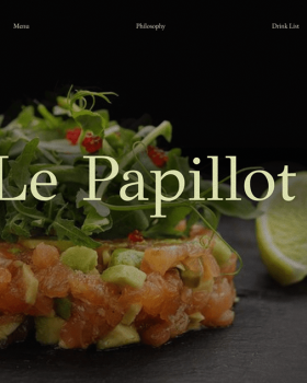 Restarant Landing Page