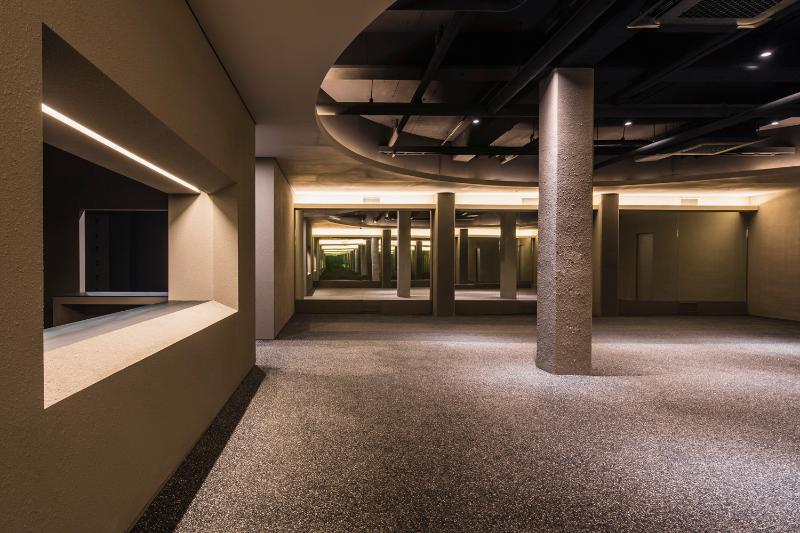 简约黑白色调，68 平健身中心室内设计-4