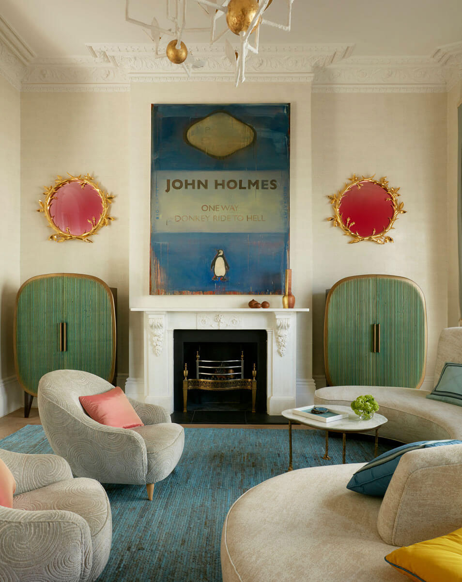 伦敦时尚别墅的巴黎风情设计-2