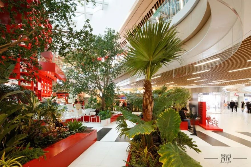 岛城丛林探险丨青岛万科未来城商业室内景观营造-8