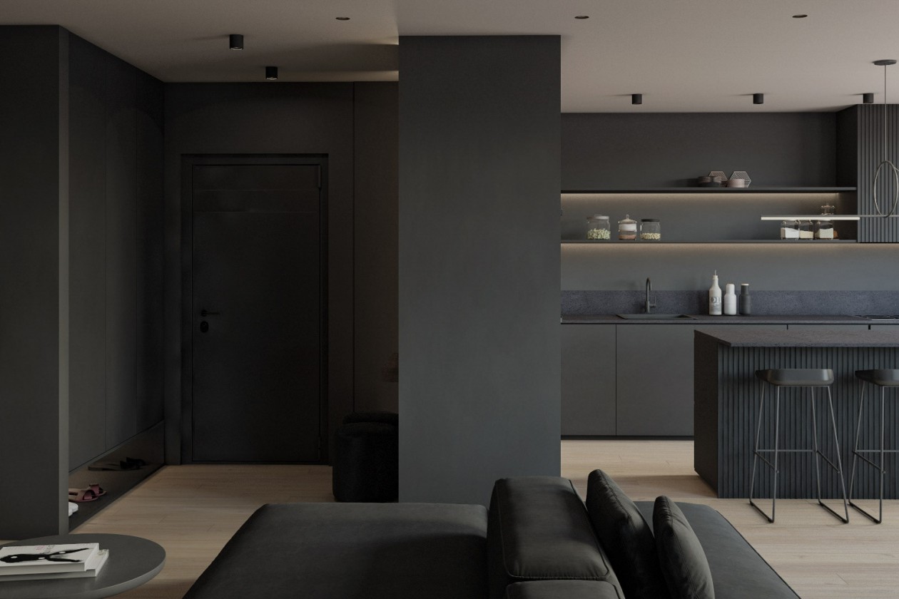 高级黑色系空间设计-2