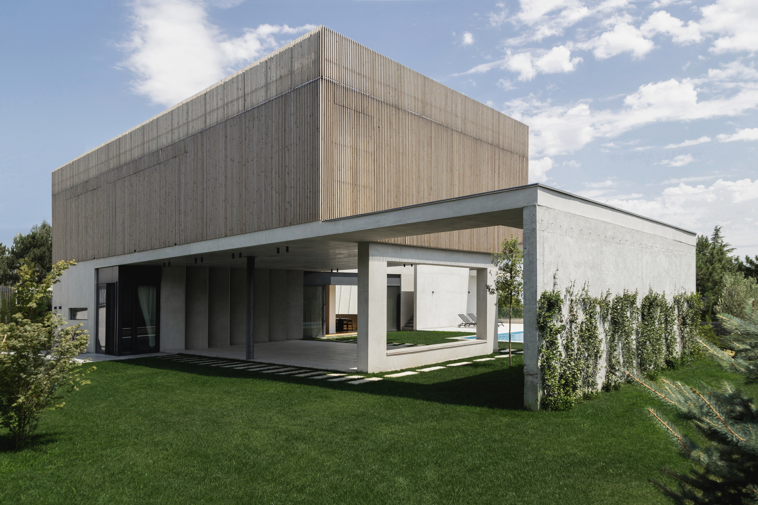 绿意环绕的别墅建筑丨美国丨TIMM Architecture-1