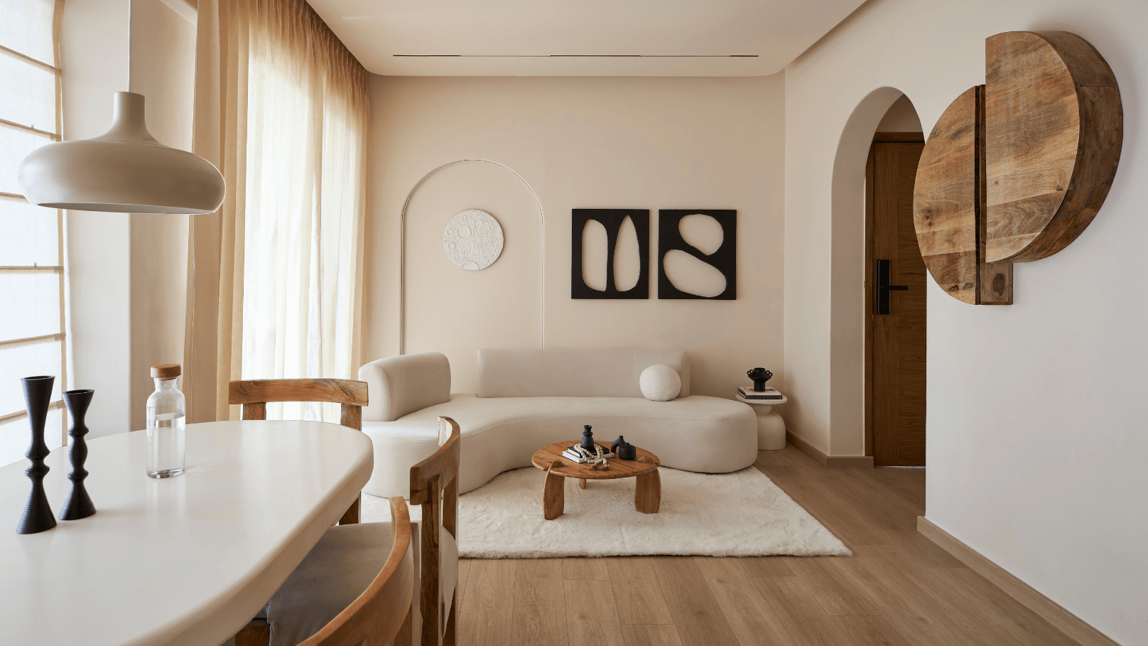 印度68平米家庭住宅室内改造丨设计师Divya Panwar-4