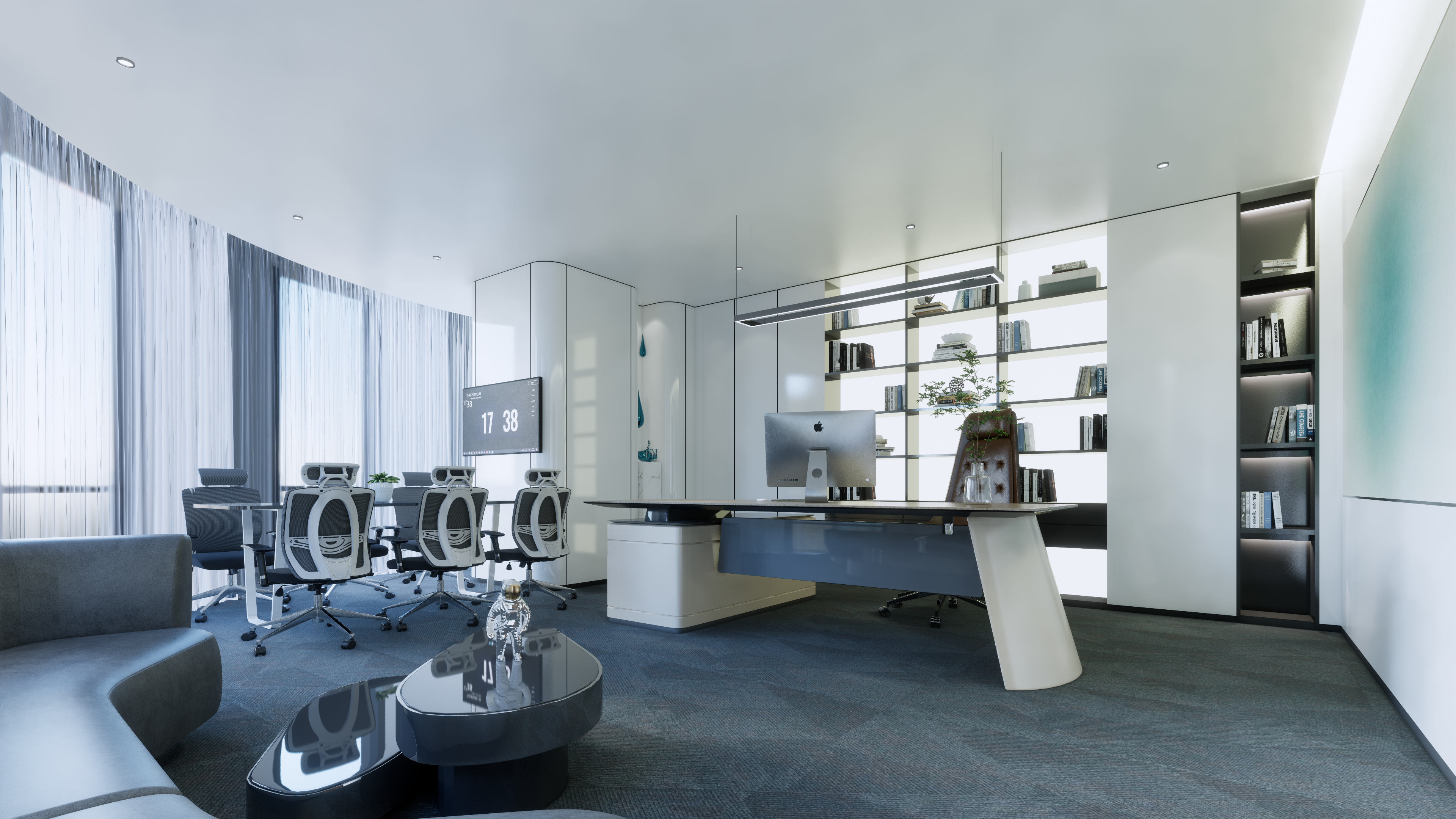 生物科技企业办公空间设计-4