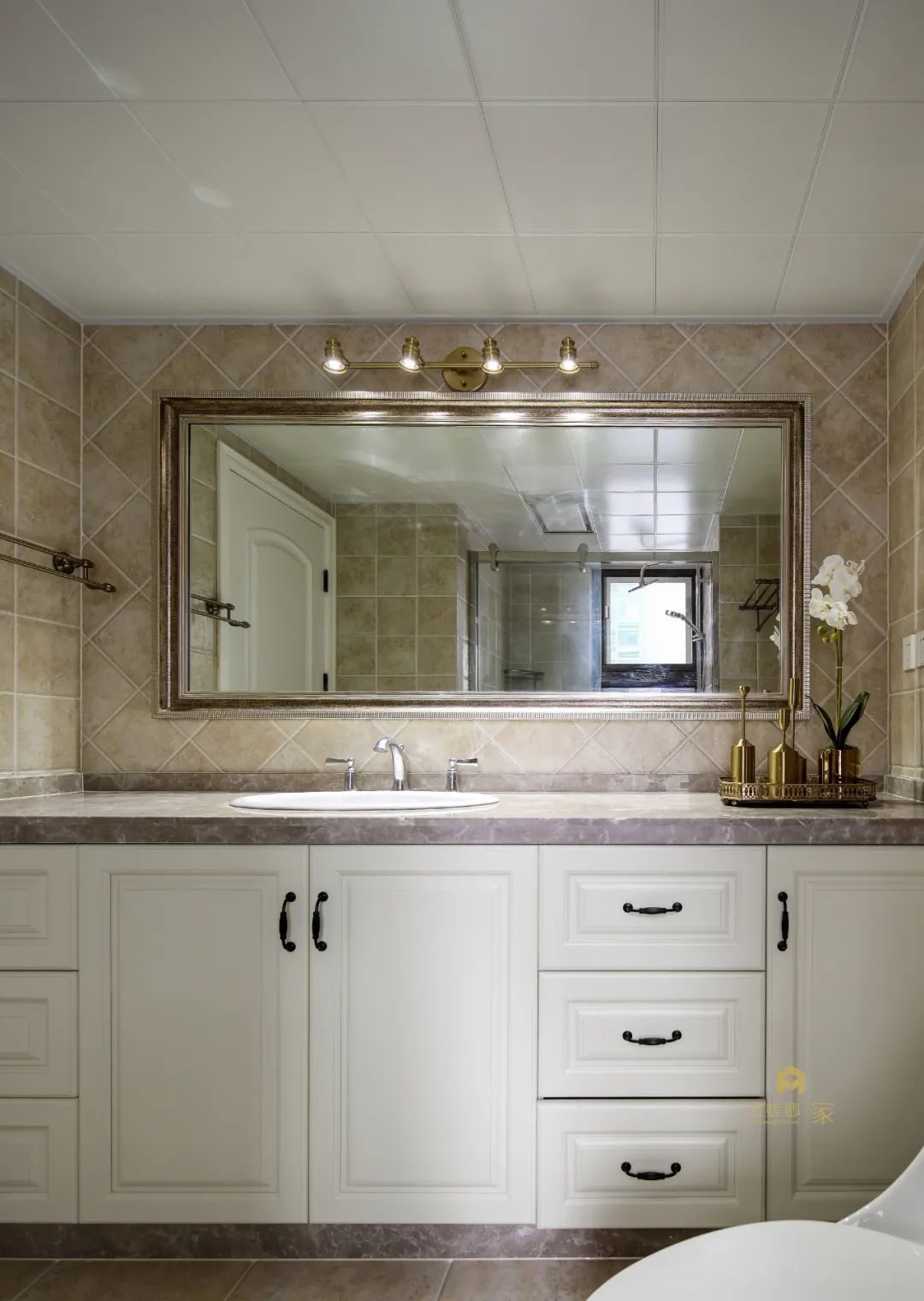 130㎡美式风三口之家丨金螳螂·家苏州新区店-30