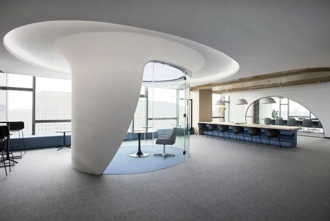 现代风格厦门指纹科技公司办公空间设计-38