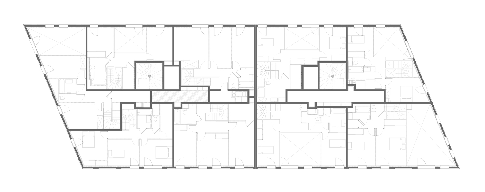 法国 77 套住宅单元公寓楼丨CoBe Architecture & Paysage-33