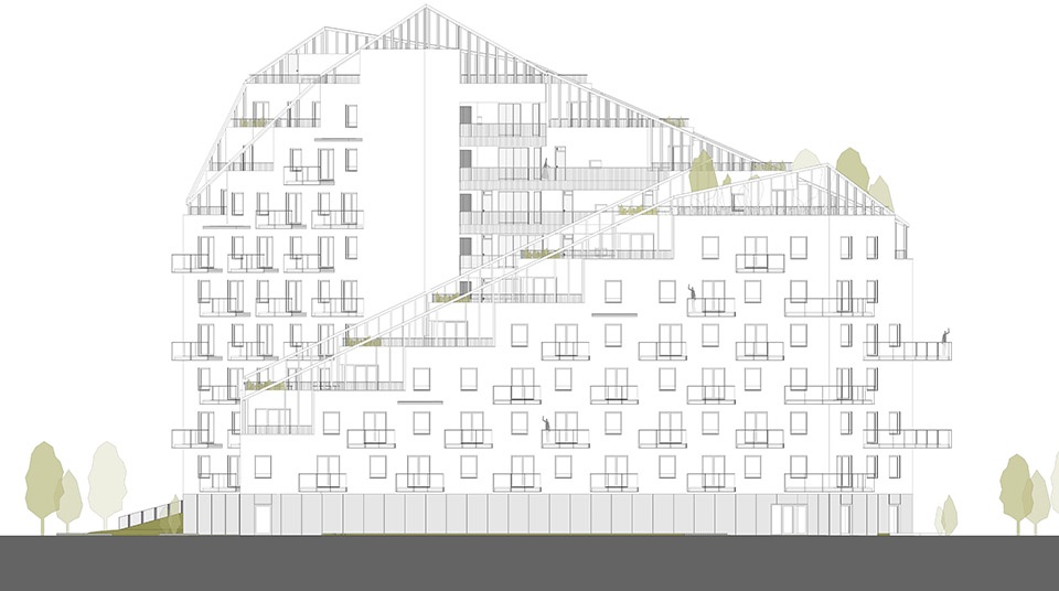 Trendo11 – 布达佩斯的阶梯式退台住宅丨匈牙利布达佩斯丨LAB5 architects-70