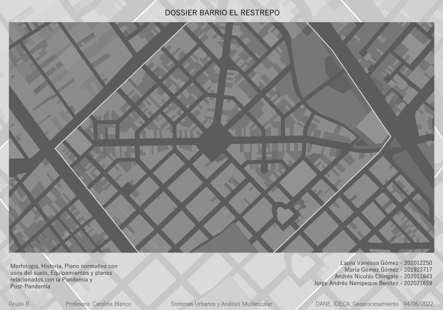 DOSSIER BARRIO RESTREPO UN TÉCNICO: Sistemas urbanos-2