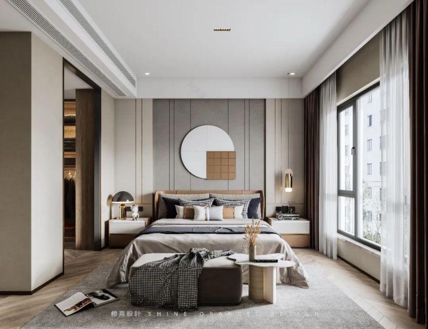 《橙熹设计》-《白云里》 | 现代北欧风格,开放空间设计,充满生活气息-75