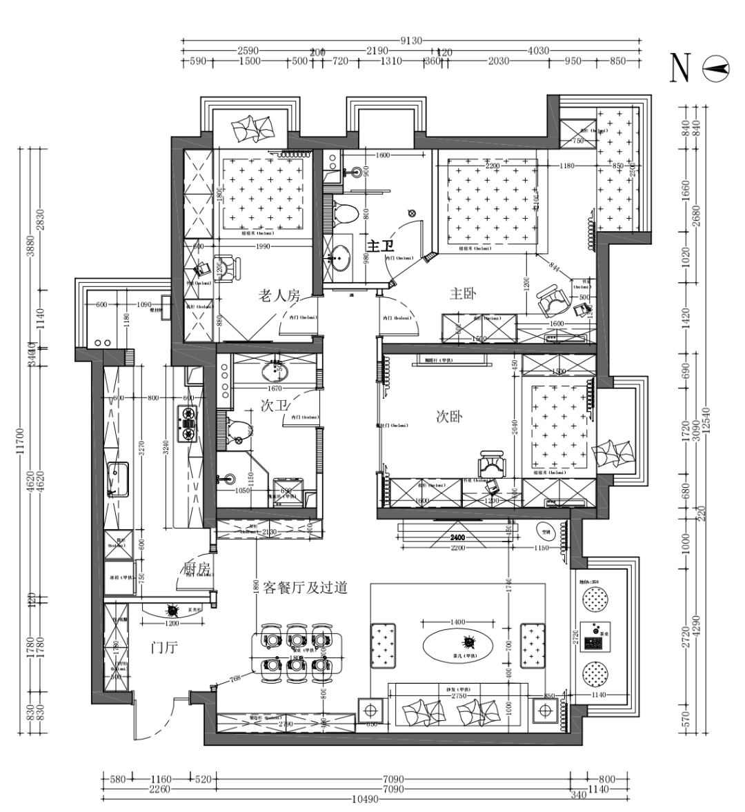 水上华城简约欧式设计丨黄敬龙-23
