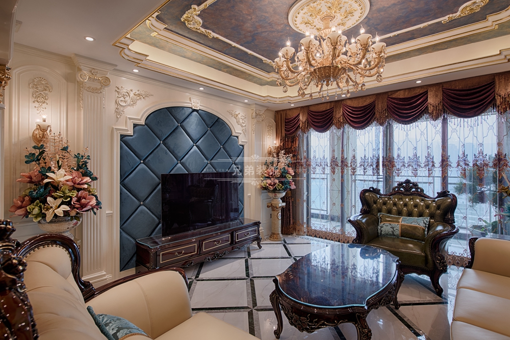 融创白象街法式风格大平层设计，展现华丽与舒适之美-11