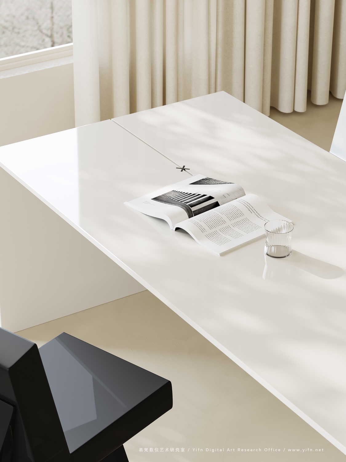 现代奶油风住宅|易梵视觉-17