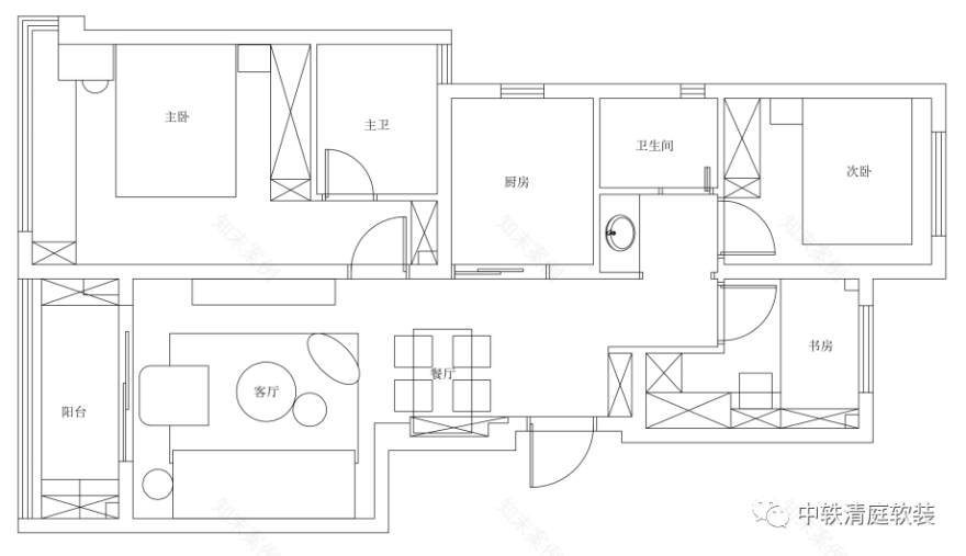 未来天空中心 · 现代极简的绿色静谧空间丨中国杭州丨中轶清庭软装-13