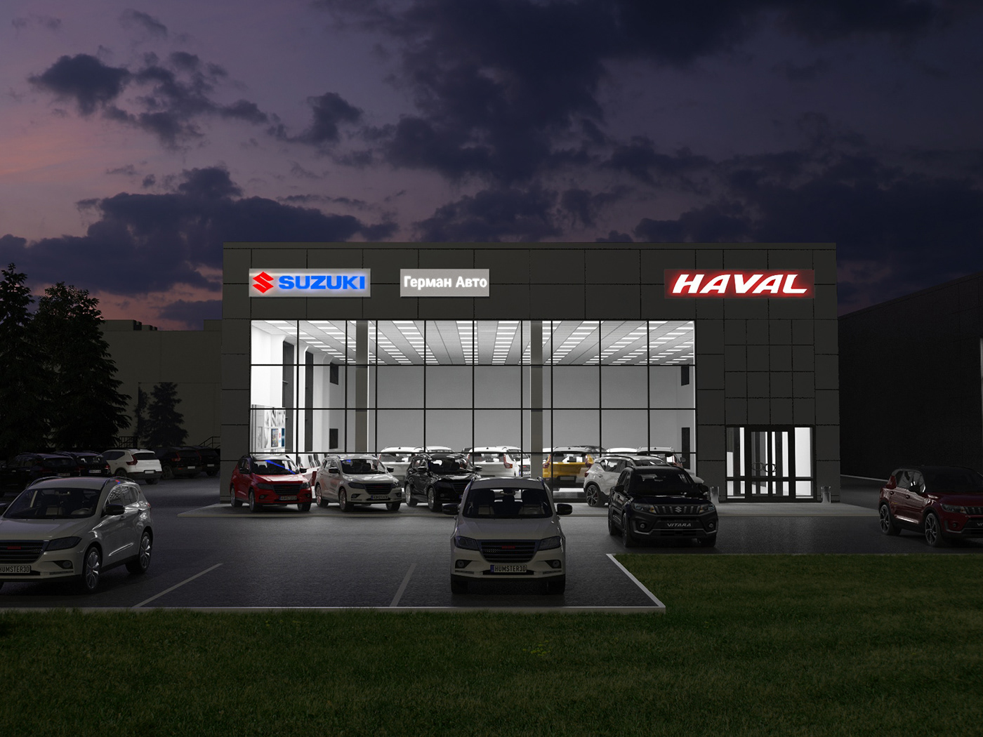 Визуализация автосалона-6
