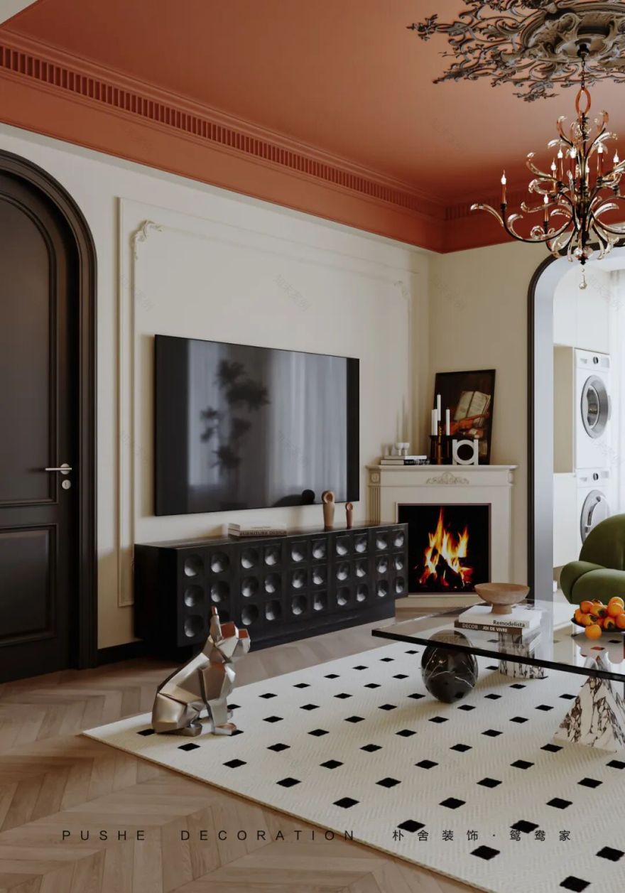 新作|摩登复古法式风,红与黑的极致碰撞-33