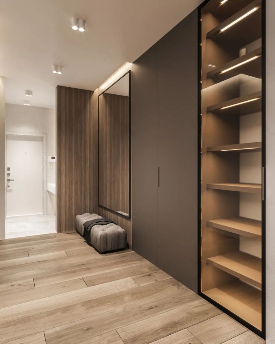 乌克兰现代家居设计展 | 原木、灰色与黑色的和谐空间-90