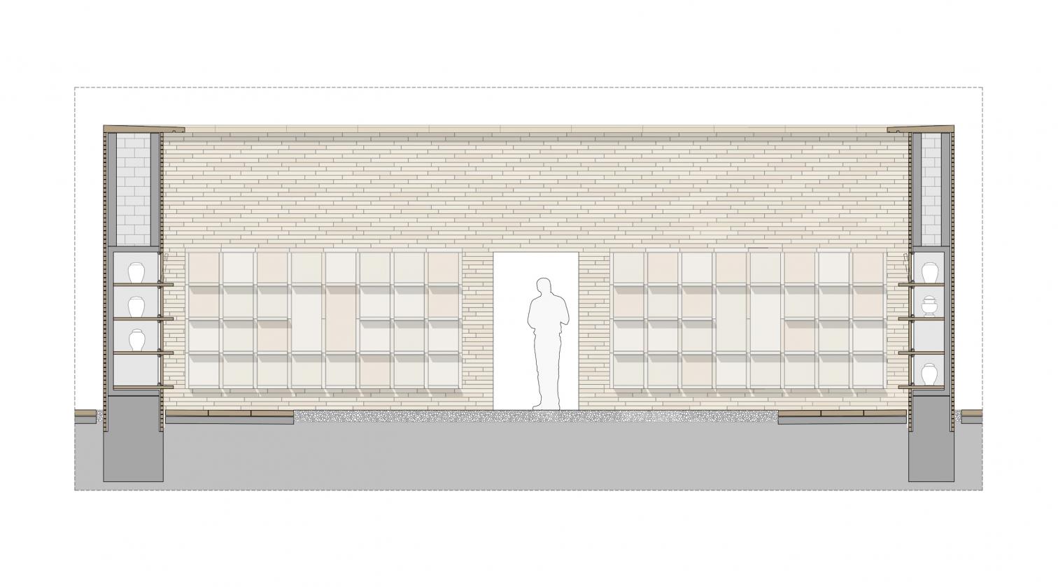 Complejo de columbarios en el cementerio municipal de Radom-32