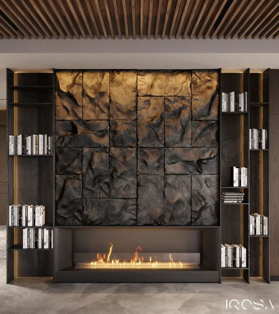 乌克兰 IQOSA 工作室打造野性公寓,粗犷与精致的完美融合-58