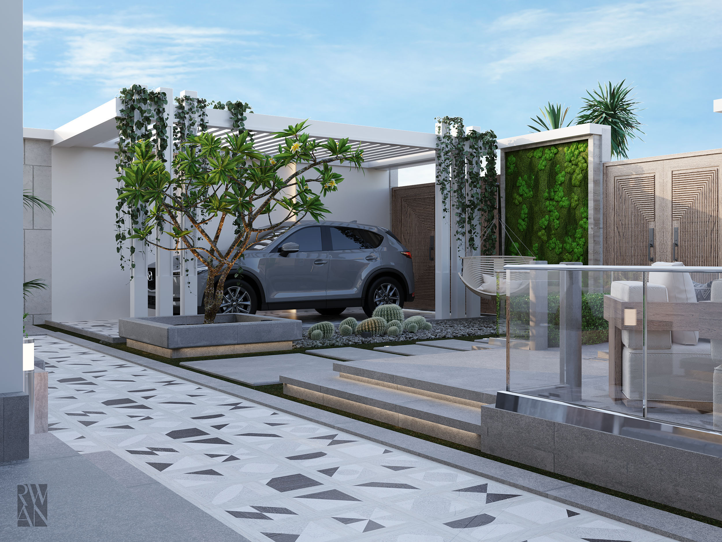 花园和泳池丨Rwan Ramadan-8