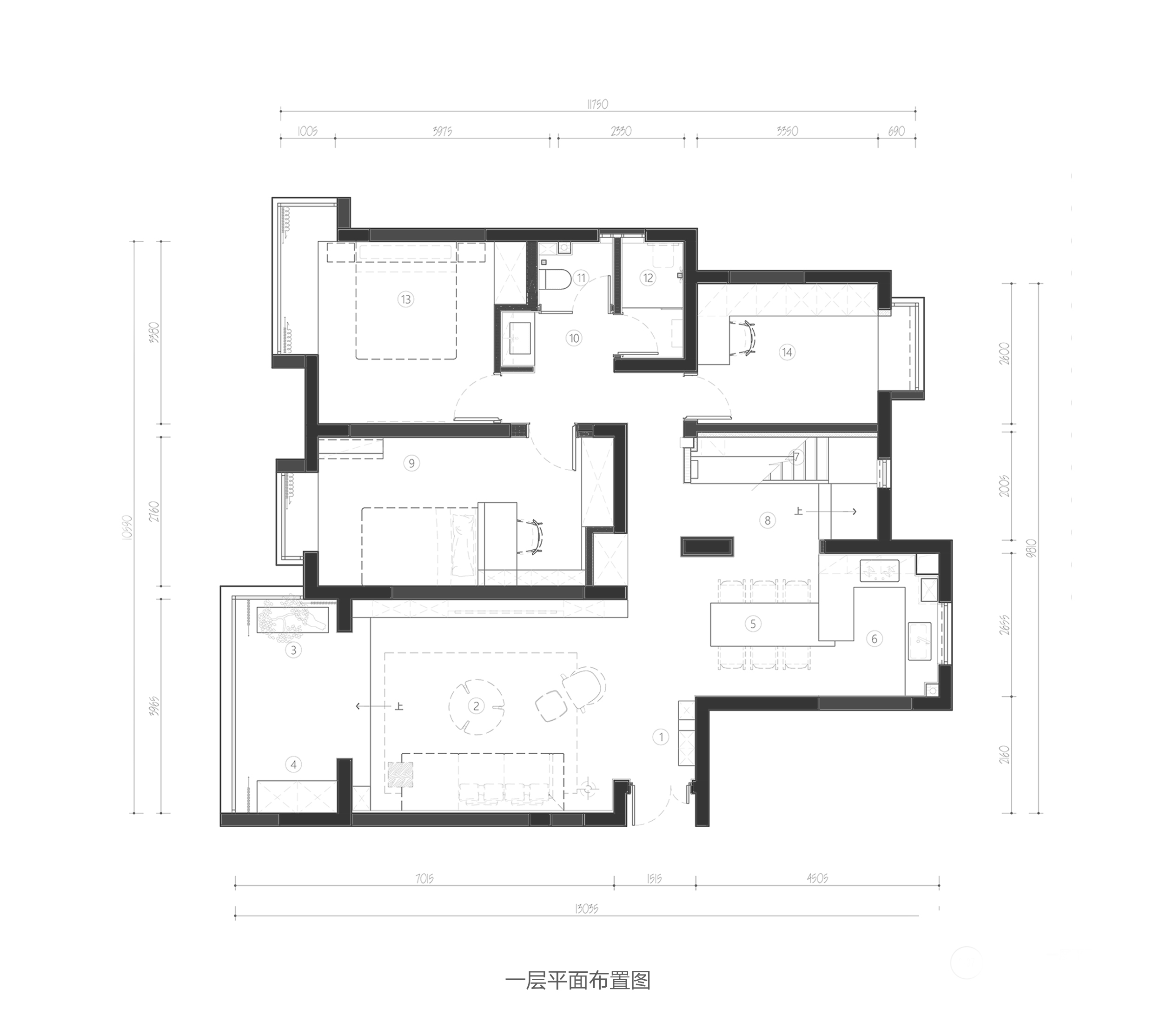 西堤国际 255㎡ 设计丨DoLong 董龍设计-8