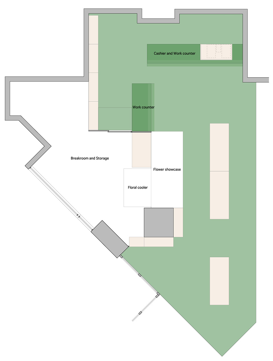 RAN・RAN花店,大阪 / SHIMPEI ODA ARCHITECT’S OFFICE + Atelier Loowe Inc.-26