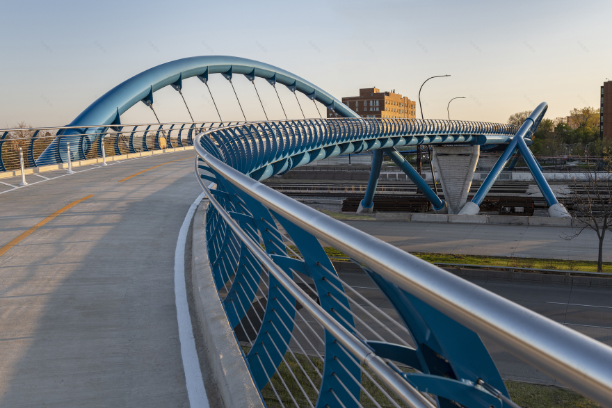 41st and 43rd Street Pedestrian Bridges Chicago | Cordogan Clark & Associates-22