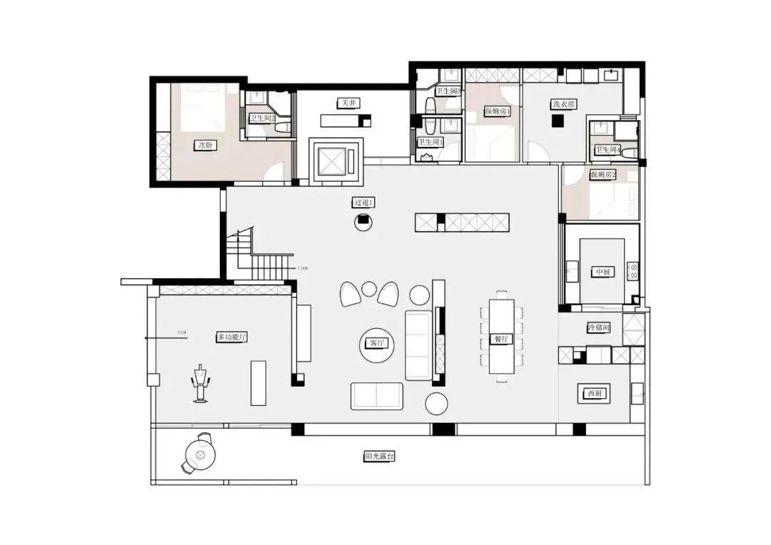 意式写意遇见自然主义山语城750平米临湖独栋丨中国重庆丨恺悦陈设,KD室内设计事务所-21
