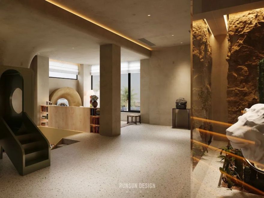 侘寂洞穴风民宿设计丨中国温州丨朗石设计-72