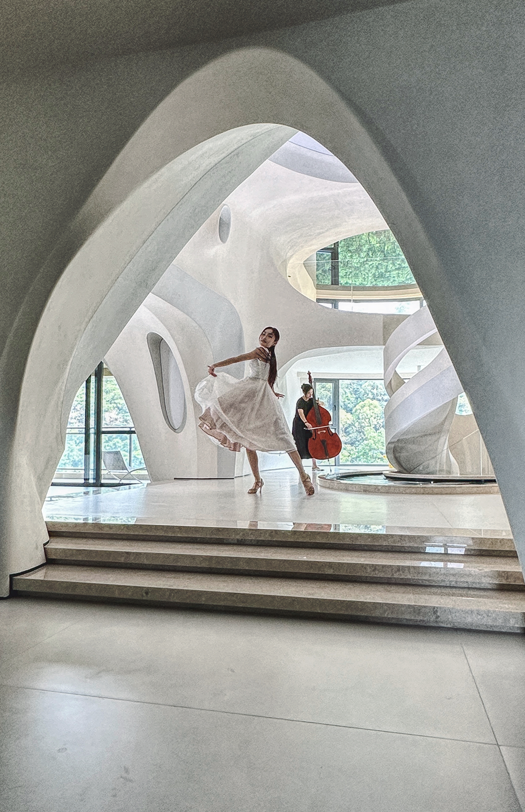 9SDG李东灿 · 广州480㎡当代豪宅,洞穴式居所,《空间协奏曲》丨中国广州-49