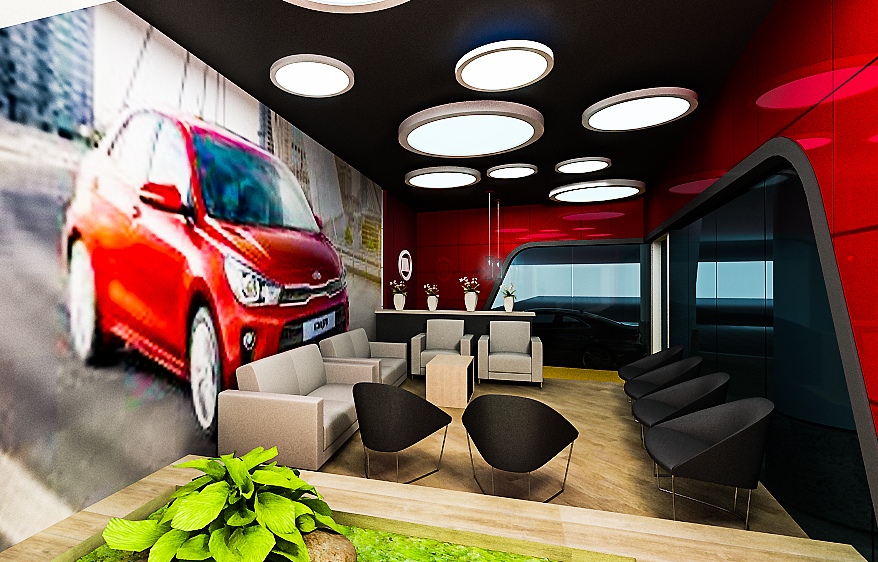 KIA 汽车巴基斯坦展厅设计丨巴基斯坦卡拉奇丨ICON Architects & Engineers-12
