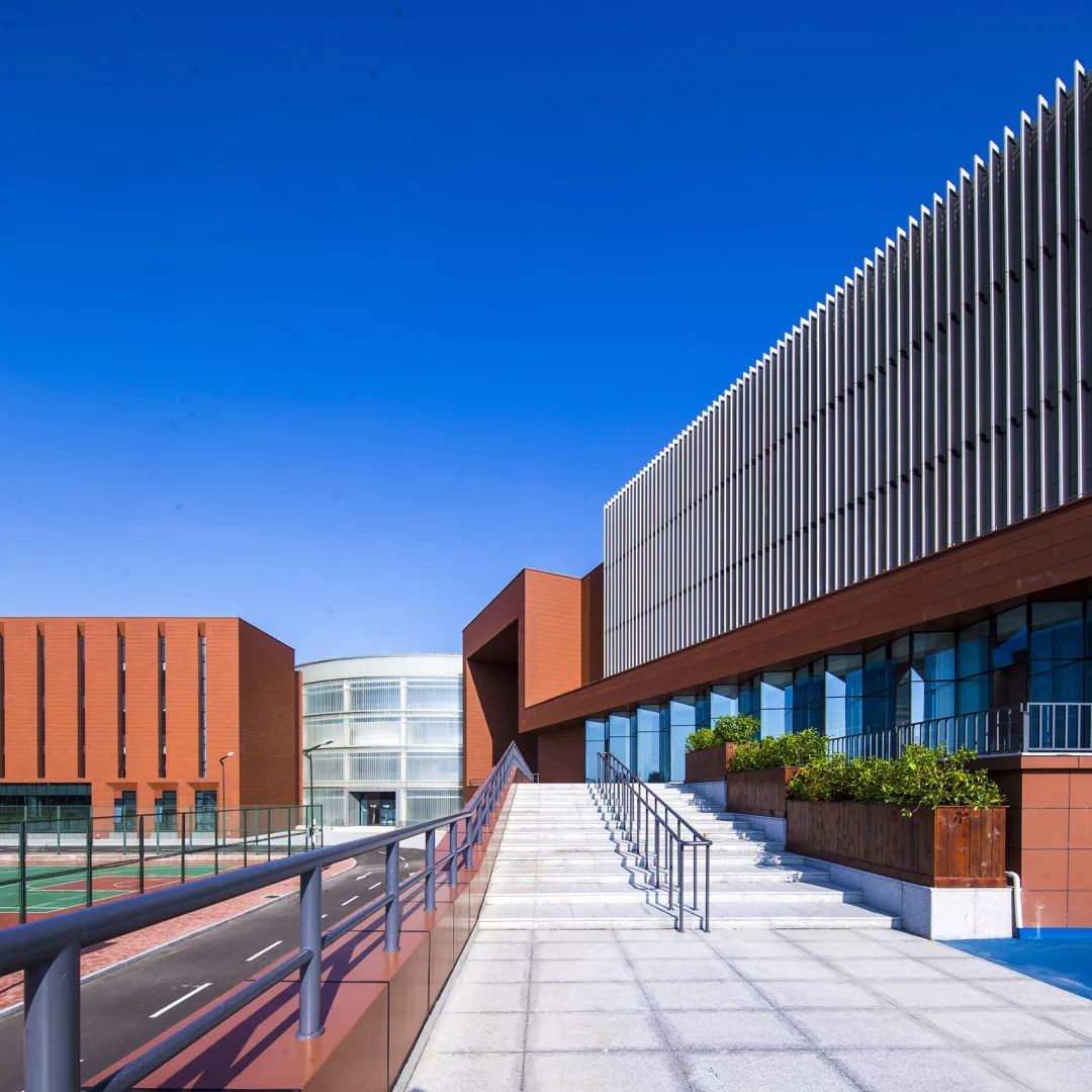 天津科技大学体育馆 | 圆形空间处理轴线关系，多功能轻维护-18