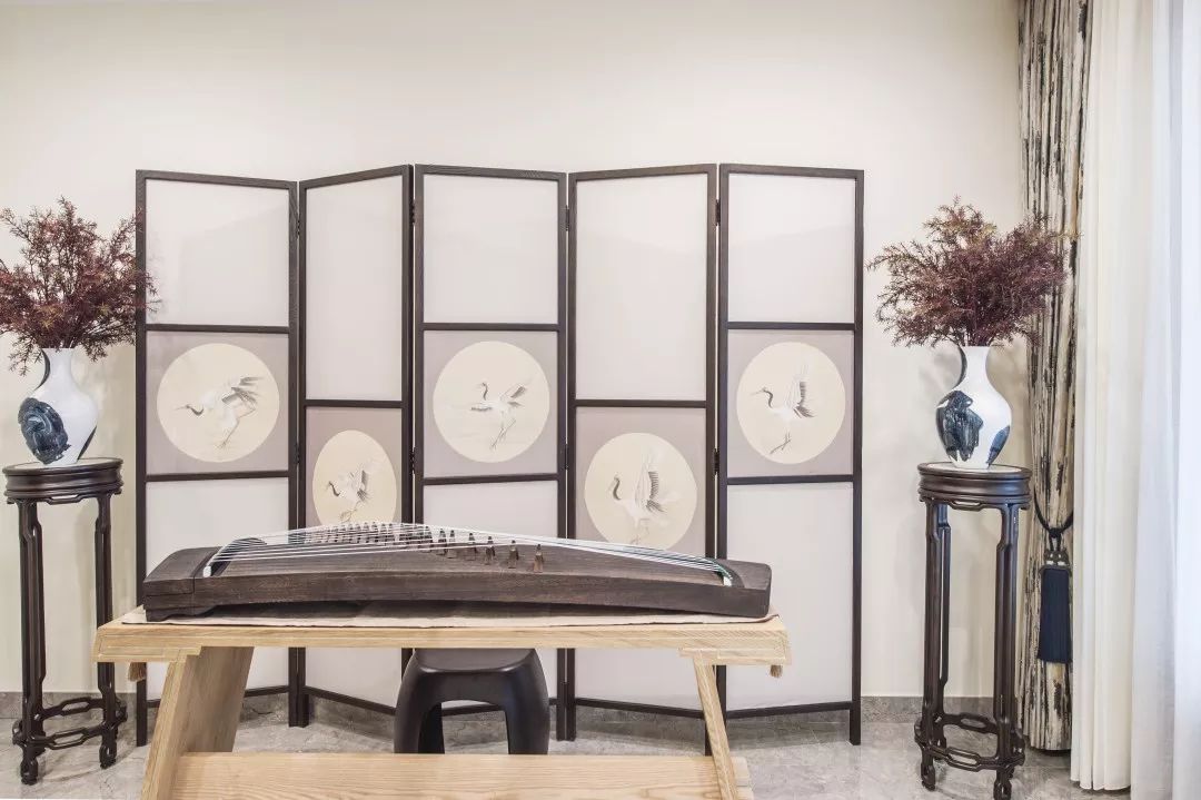 德清蓝城观云小镇 Y 户型样板房 | 新旧融合的中式美学空间-18