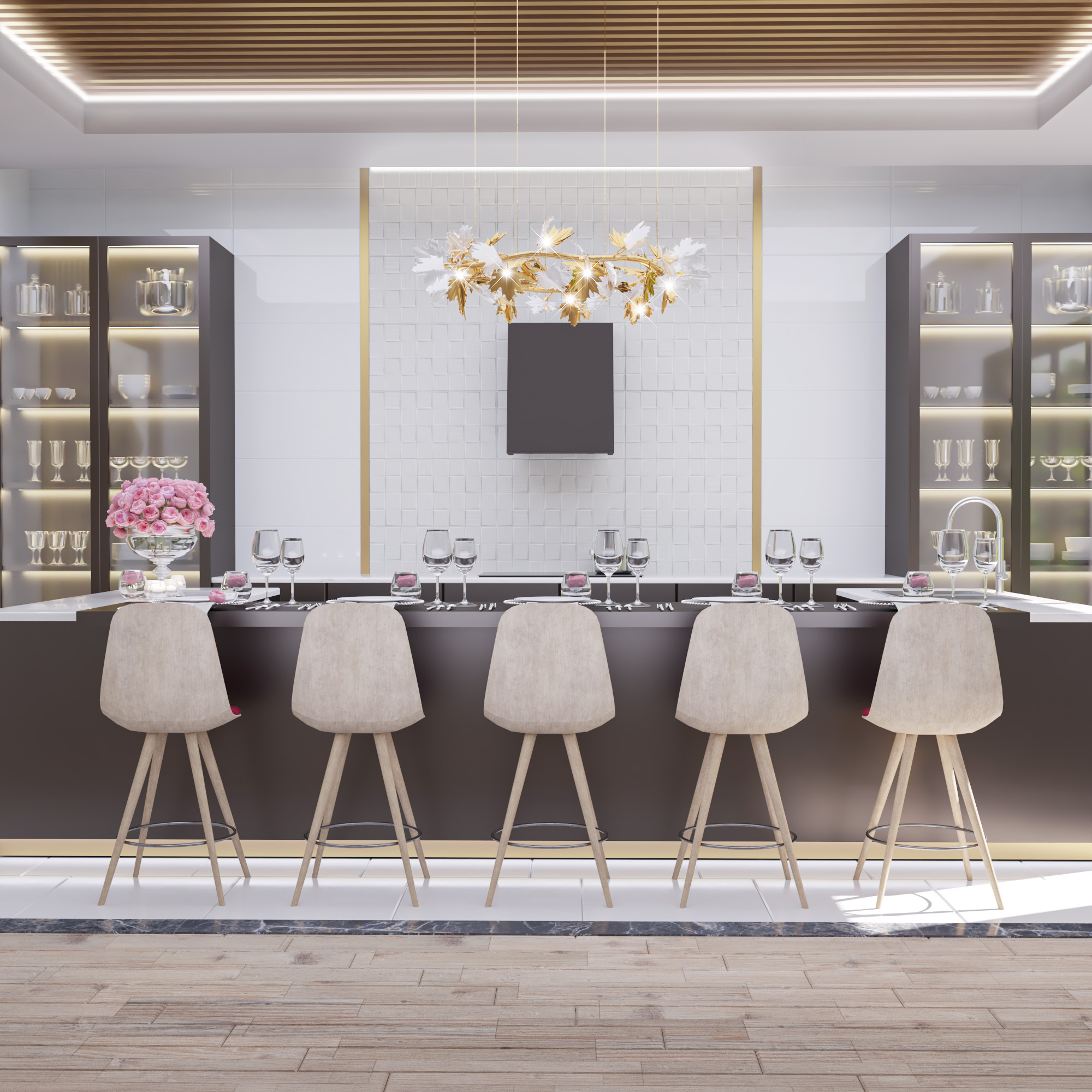 暗厨房设计丨西班牙-7