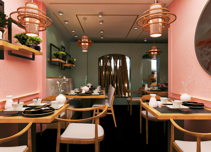 SUSHI RESTAURANT in modern stylle-9