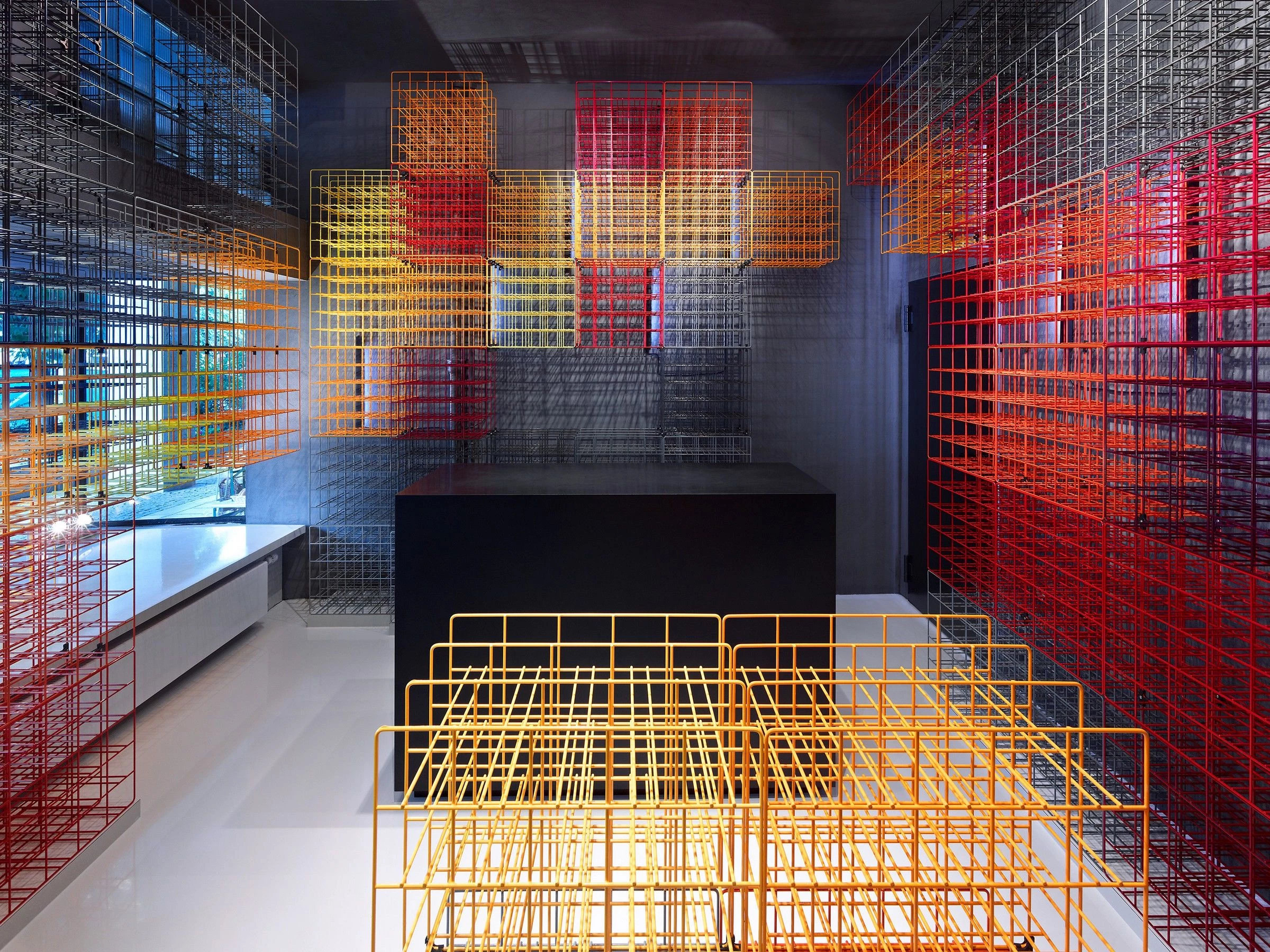 德国现代葡萄酒商店,"网格"创新展示方式-24