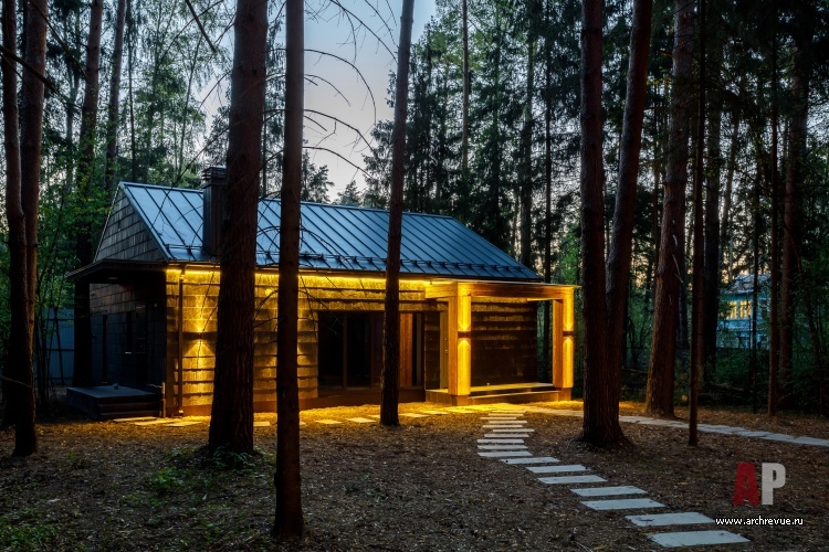 Современный 2-х этажный дом в отделке из черного ригельного кирпича, 300 кв. м-56