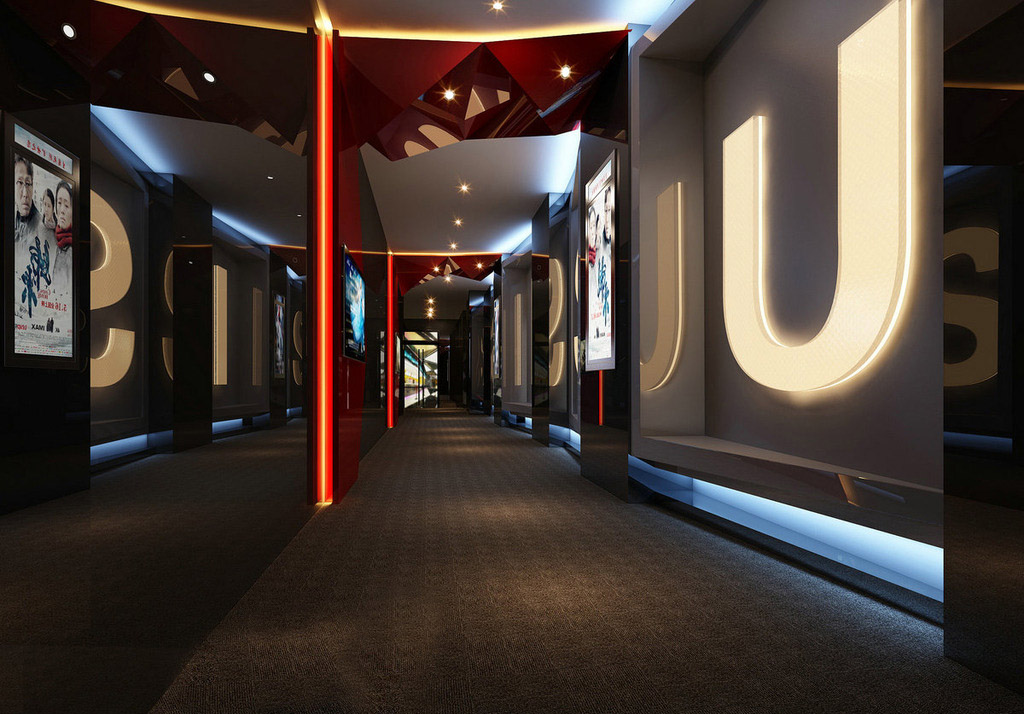 电影院室内设计案例效果图-16