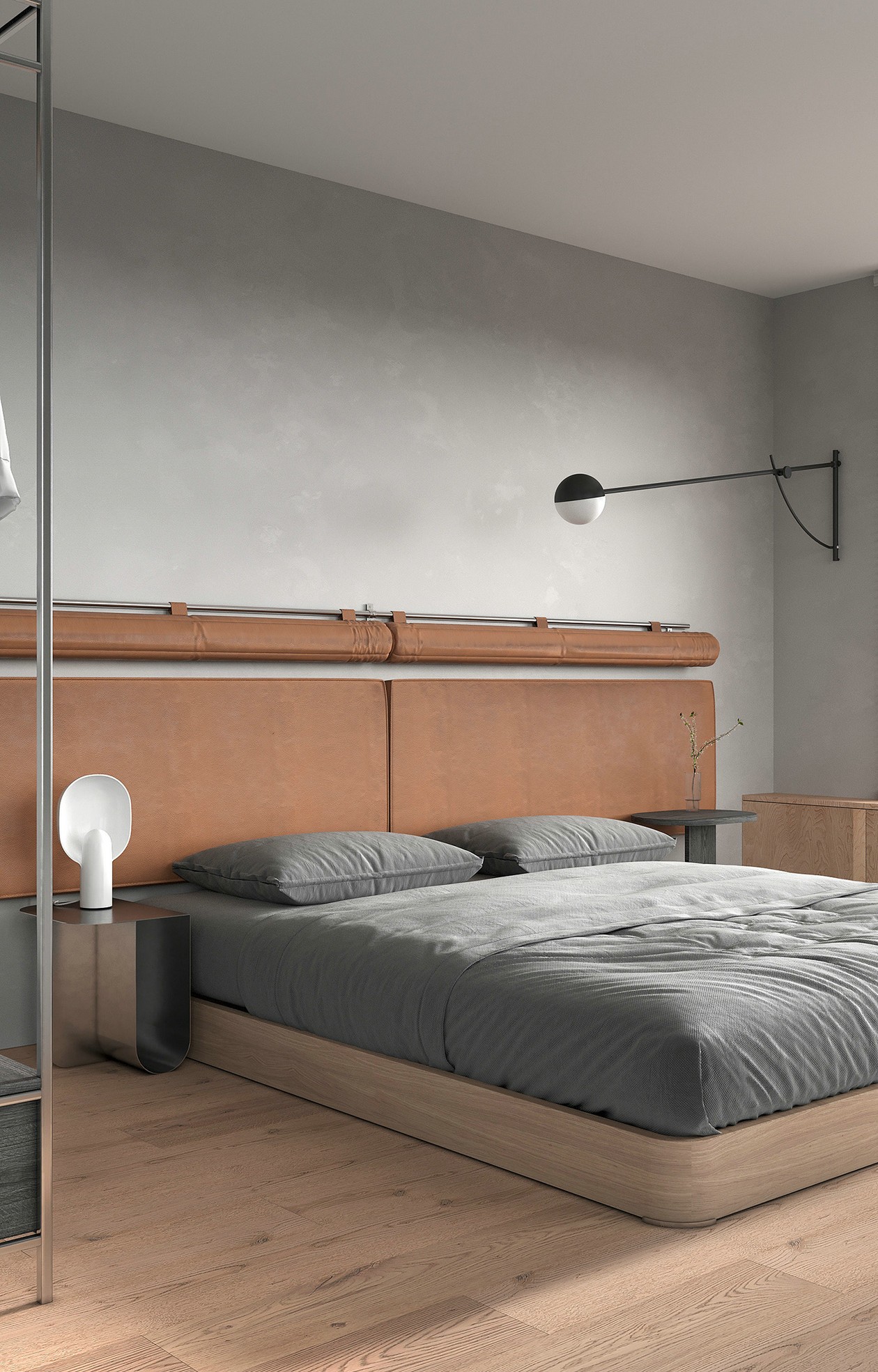 90㎡极简风公寓设计-15