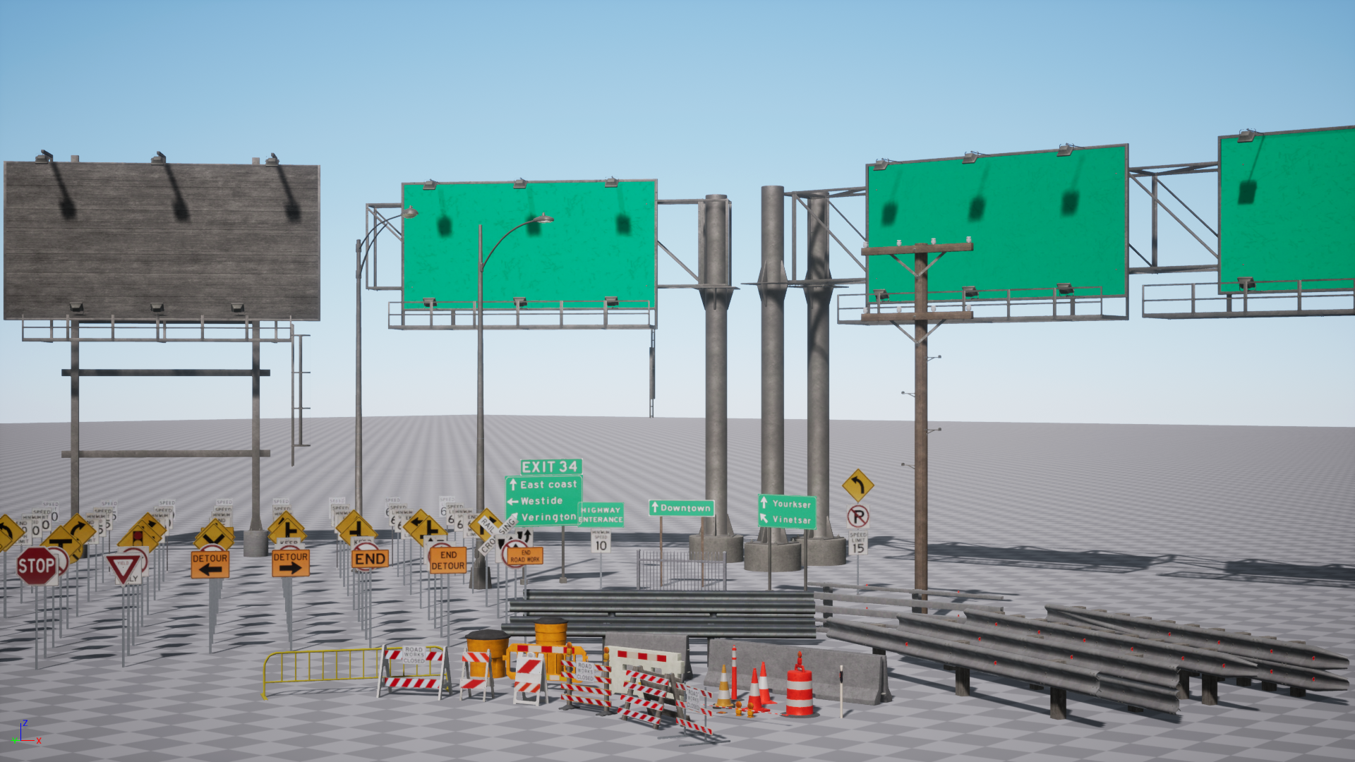 道路道具套装-0