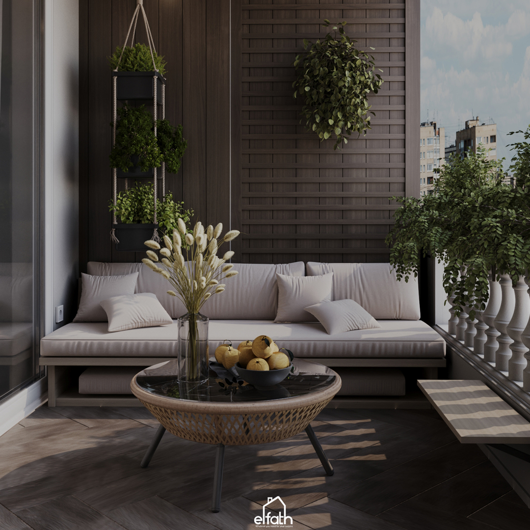 Modern Recepation with open kitchen and balcony-17